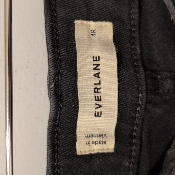 Everlane Black Straight Jeans Size 4R - Picture 2 of 7